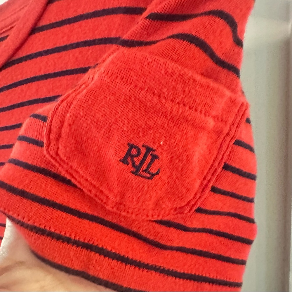 Y2K preppy red and navy